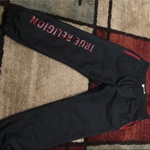 Men's True Religion windbreaker joggers